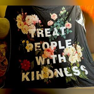Treat People With Kindness Hanging Tapestry